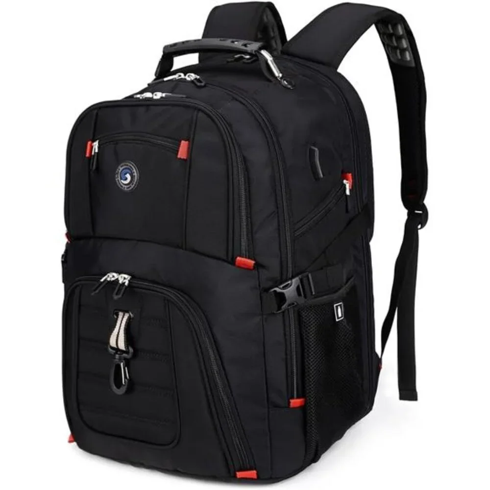 Extra Large 50L Travel Laptop Backpack with USB Charging Port, College Backpack